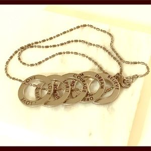 LOVE.SPIRIT.DREAM.COURAGE.BELIEVE Necklace